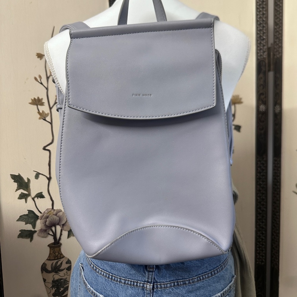 Pixie Mood Light Gray/purple/lilac Backpack